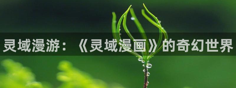 奇漫屋漫画大全：灵域漫游：《灵域漫画》的奇幻世界